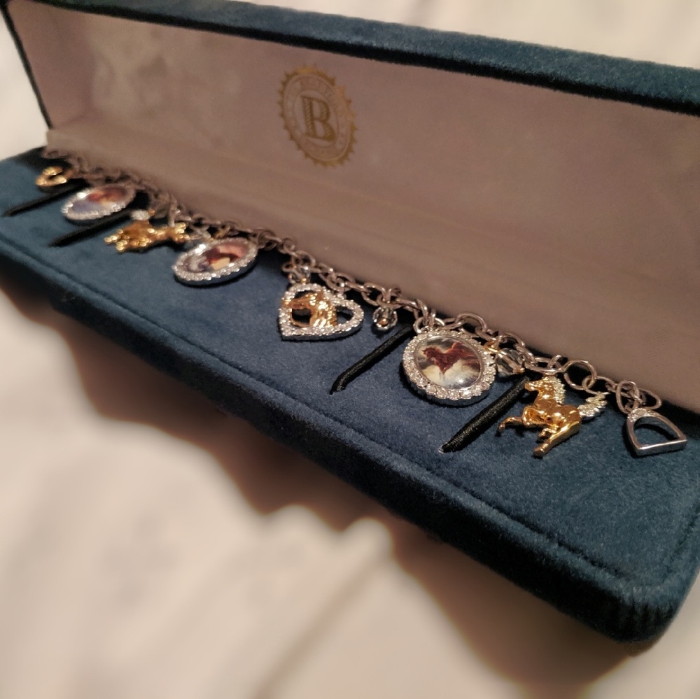 Bradford Exchange Horse Charm Bracelet